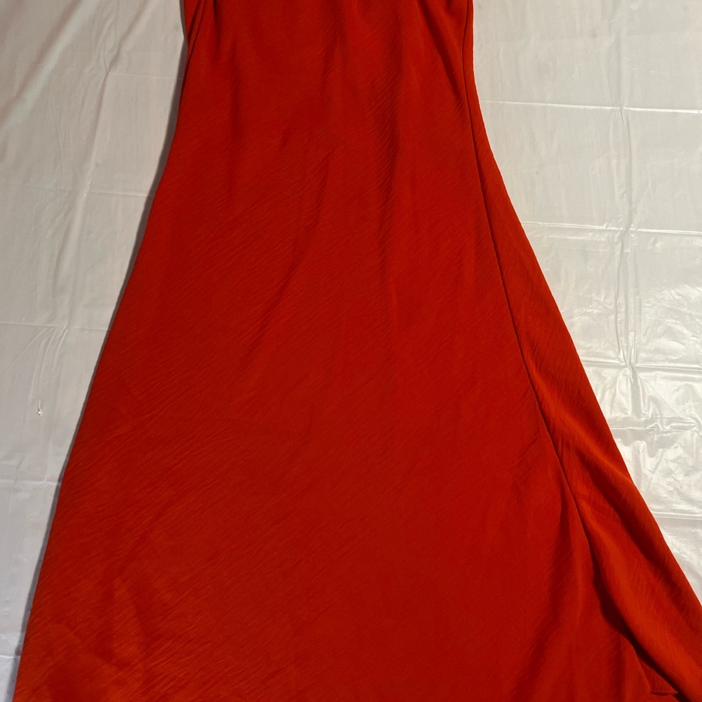 Elegant Orange Women's Dress